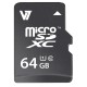 V7 Micro SDXC Memoria 64GB UHS-1 VAMSDX64GUHS1R-2E